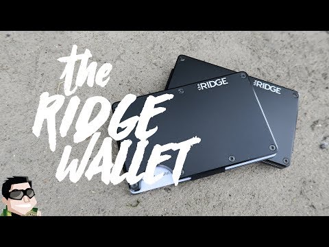 Ridge Wallet The Best Minimal EDC Wallet!!