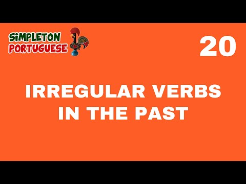 European Portuguese irregular verbs in the past