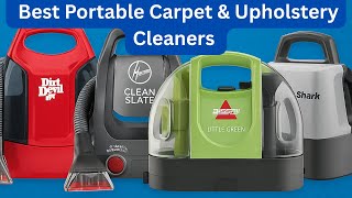 Top 5 Best Portable Carpet & Upholstery Cleaners 2025 | Deep Cleaners for Pets, Stains & Home Use