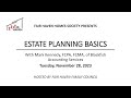 FHFC Presents Estate Planning Basics With Mark Kennedy FCPA FCMA