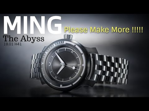The MING 18.01 H41 Abyss Dive Watch!!!! An Original Design Diver from an  Amazing Independent Brand
