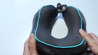 Siproch Almohada Viaje con Máscara de Ojos, Muy cómodo, gran sujección de la cabeza en la zona de at