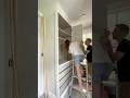 TURNING THE IKEA PAX WARDROBE INTO A CUSTOM CLOSET Diy Ikea Closet Doityourself Interiordesign
