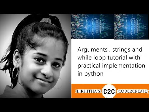 4 Python For Data Science Arguments Strings And While Loop Tutorial With Practical Implementation