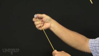 Tema 01 - A Carga Elétrica e o Spin | Experimentos - Eletrização por atrito