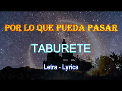 Por Lo Que Pueda Pasar - Taburete