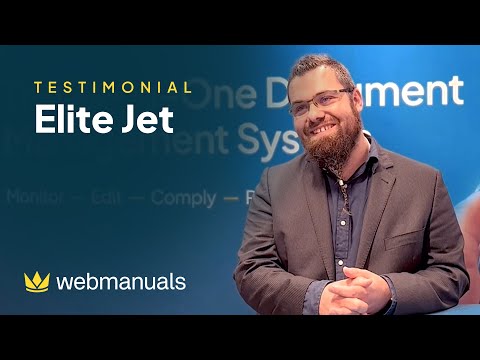 Elite Jet Transforms Operations with Web Manuals