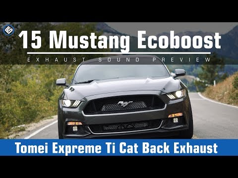 Tomei Expreme Ti Titanium Cat Back Exhaust - Ford Ecoboost Mustang