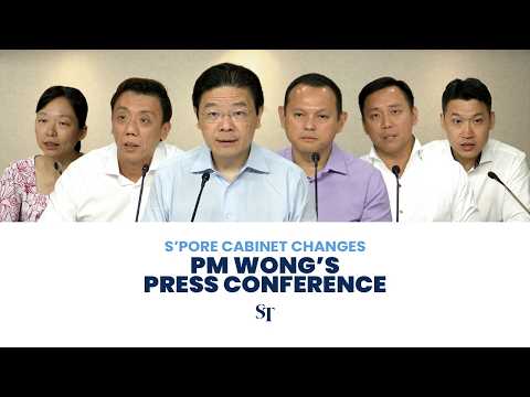 [FULL] PM Lawrence Wong announces changes to his Cabinet