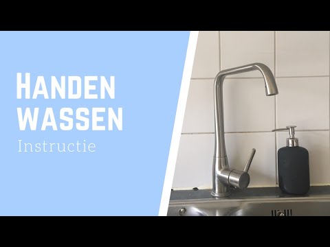 Instructie handen wassen