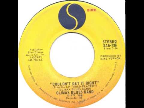 Climax Blues Band - "Couldn't Get It Right" (1976)