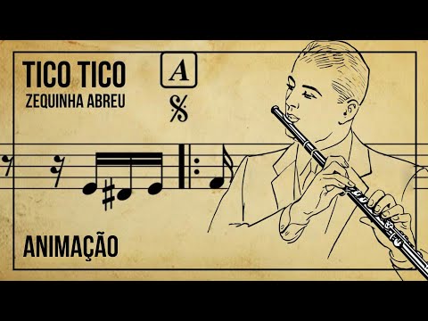 Tico-Tico no Fubá - Zequinha de Abreu | Animação Partitura Original