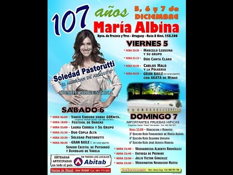 107º AÑOS DE VILLA MARÍA ALBINA