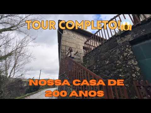 TOUR of OUR HOUSE - in Portugal 🇵🇹🇧🇷