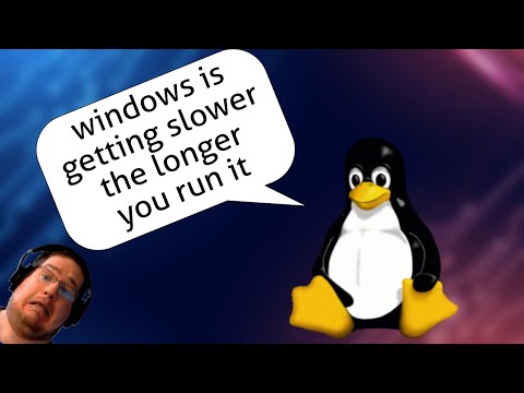 "windows is getting slower the longer you run it"