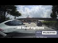 8Jul2023 Upper Paya Lebar Road SJQ3118S Tesla Model 3 Cutting Off Camcar Abrupt Lane Change