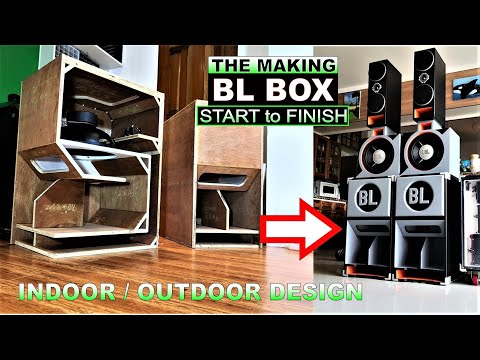 Speaker Box "THE MAKING" Start to Soundtest - Designed for Indoor Outdoor for Sub or Instrumental
