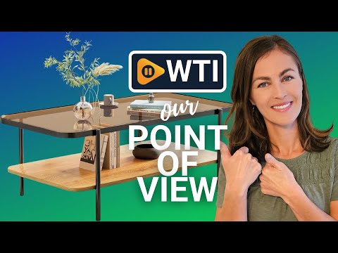 Brown Glass Coffee Table - WTI product video review