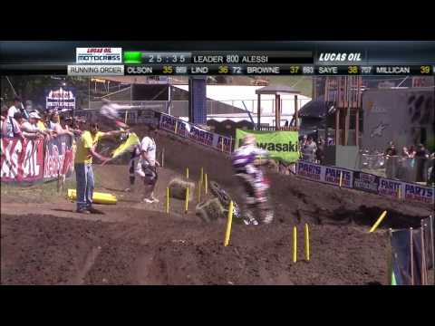 Washougal 450 Moto 1: Josh Grant Crash