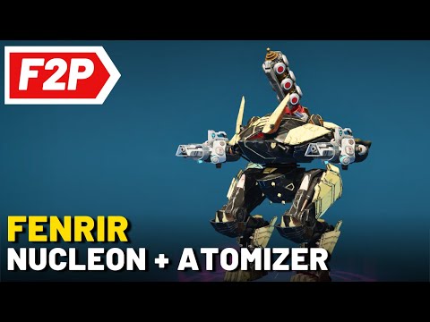 War Robots: Fenrir Nucleon Atomizer Gameplay (No Commentary) - WR F2P