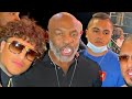 MIKE TYSON REVEALS WHAT CANELO & CALEB PLANT SAID DURING FACE OFF “THEY GOING TO KILL EACH OTHER!”