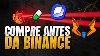 TOP CRIPTOMOEDAS Para COMPRAR Antes do Lançamento na BINANCE!