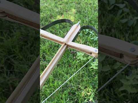 Handmade Crossbow #shorts #crossbow