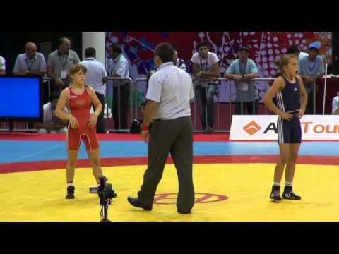 ARCHIVE 2012 Cadet World Championship FW 40kg Final  Kremzer (UKR) vs Sokolova (RUS)