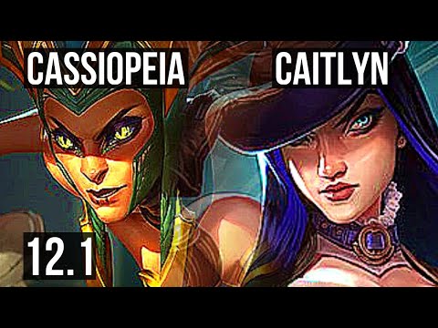 CASSIOPEIA & Karma vs CAITLYN & Nidalee (ADC) | Rank 1 Cassio, Rank 7, 4/1/6 | BR Challenger | 12.1