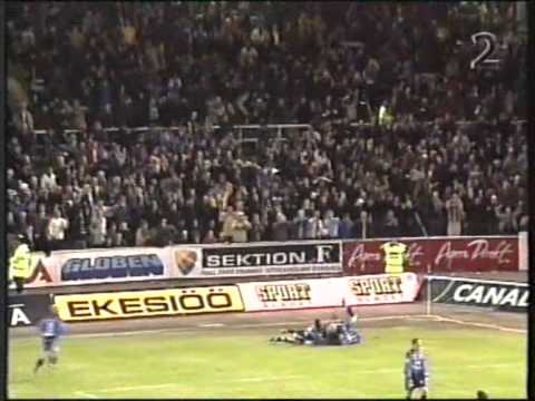 Djurgårdens IF-GIF Sundsvall Allsvenskan 2001 - SVT