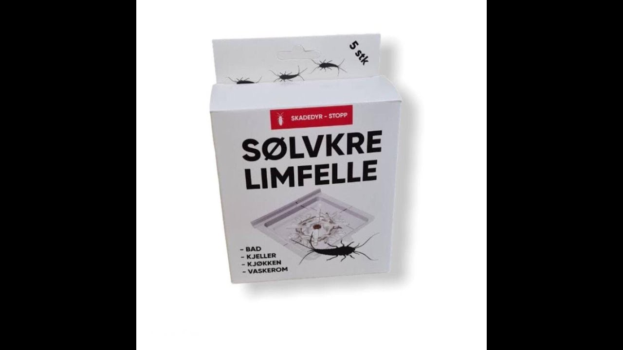 Sølvkre limfelle pakkeløsning 5 stk sølvkrefeller