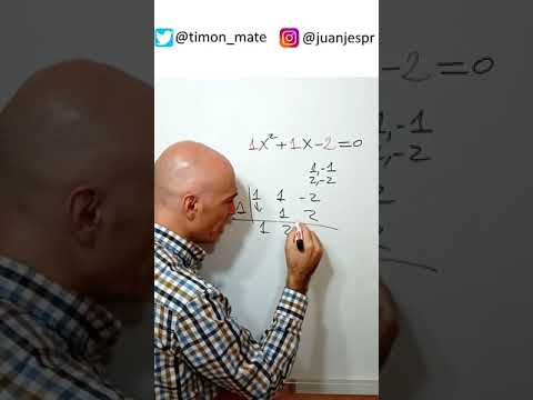 RESUELVE ECUACIONES DE 2 GRADO COMO UN⚡⚡(Ruffini)
