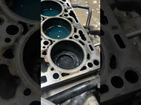 Prueba de consumo de aceite pistones  cilindro 3