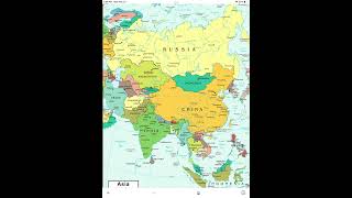 Map of asia