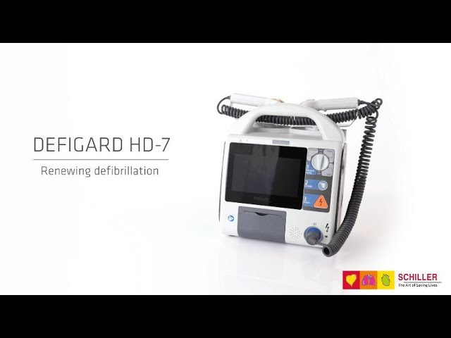 Schiller Defigard HD-7 defibrillator - monitor - paddles