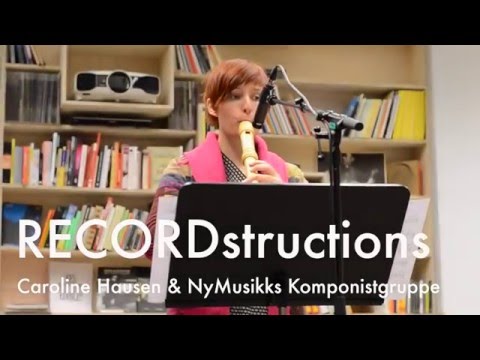 in rehearsal: RECORDstructions with Caroline Hausen & NMK