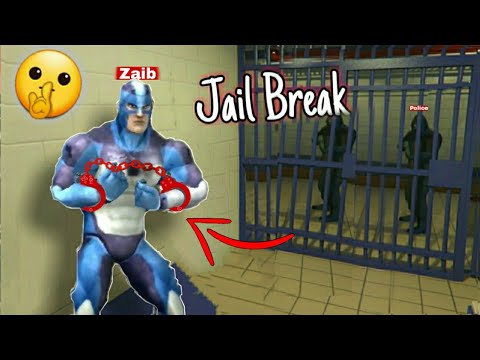 Prison Escape in Rope Hero Vice Town | Rope Hero Arrested | Zaib