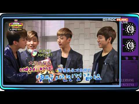 【YGCN中字】130403 Show Champion B.A.P - New & Backstage