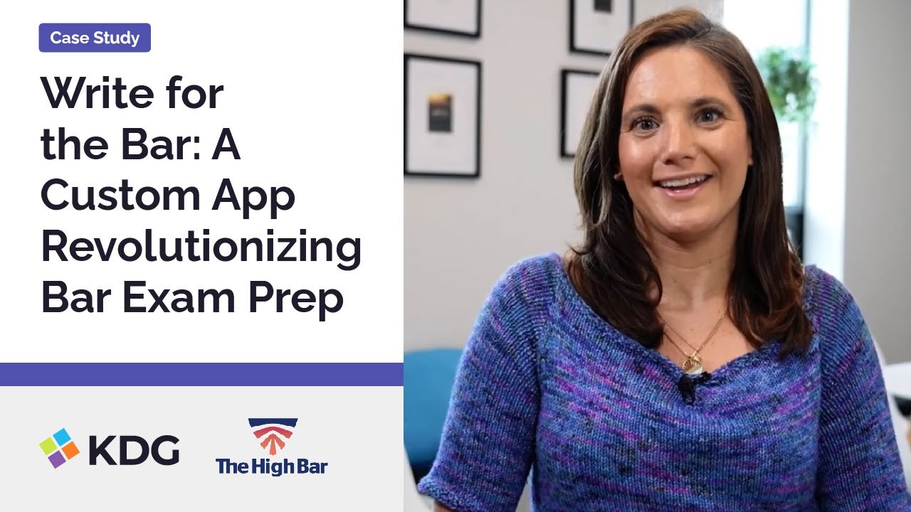 Write for the Bar: A Custom App Revolutionizing Bar Exam Prep