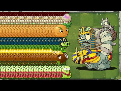 Random 30 Team Plants Vs Mummified Garrgantuar LEVEL 10 - PvZ2 Challenge
