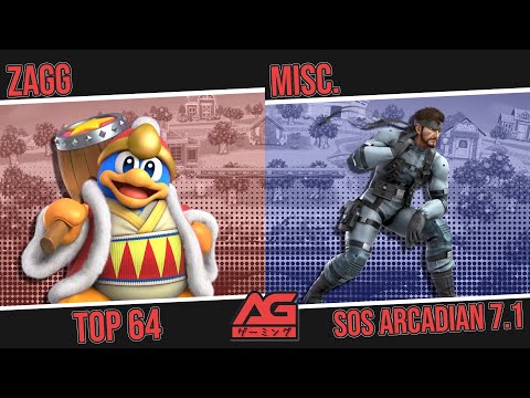 Straight Outta Smashville: Arcadian Lost Chapter 7.1 - Zagg vs Misc. Top 64