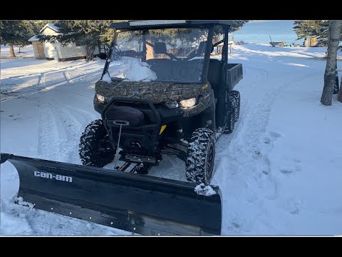 2020 Can am Defender Pro Mount Super Duty Plow Installation