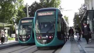 preview picture of video 'Tramway de Besançon (2)'