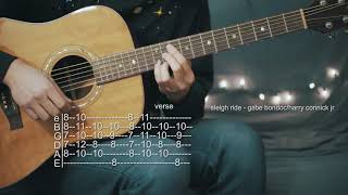 How To Play Sleigh Ride - Gabe Bondoc/Harry Connick Jr. - Guitar Tabs