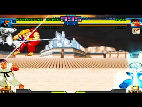 MUGEN Kurosaki Ichigo & Hollow Ichigo VS Ryu & Ken