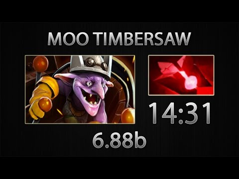Dota 2 Timbersaw Fast Farm - Moo - Bloodstone - 14:31 [6.88b]
