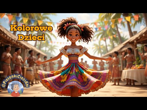 Kolorowe dzieci - piosenka o różnorodności dla dzieci