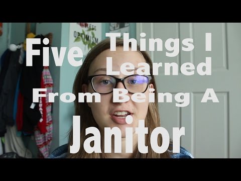 Five Tips I Learned From Being a Janitor || Sarah Lein