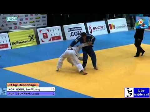 Suk-Woong Hong (KOR) - Laszlo Csoknyai (HUN) [-81kg]