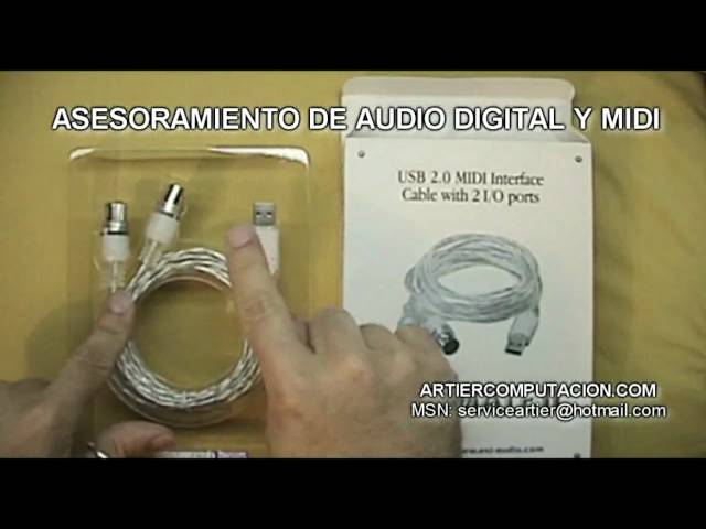 Vídeo relacionado con VOANZO Convertidor de Cable USB a Midi 2 en 1 PC a Sintetizador Music Studio Teclado Interfaz Cable Plug Controlador Adaptador Cable 16 Canales Admite computadora portátil Windows y Mac